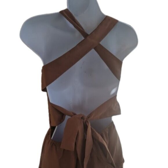 Rust Brown Summer Dress Size XS New NWOT - Picture 6 of 6